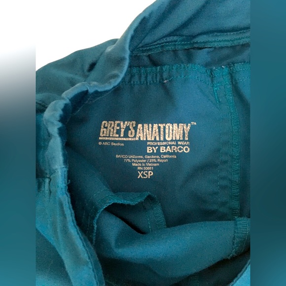 Greys Anatomy XSP Bahama scrub pants. #4277 - Picture 7 of 10